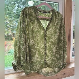 The Sidney Batwing Blouse by Pilcro (Anthropologie)